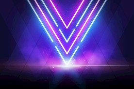 背景模板 展板背景 霓虹灯光