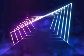 背景模板 展板背景 霓虹灯光