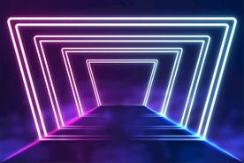 背景模板 展板背景 霓虹灯光