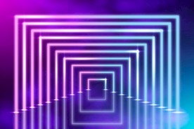 背景模板 展板背景 霓虹灯光