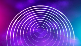 背景模板 展板背景 霓虹灯光