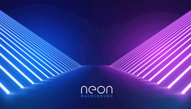 背景模板 展板背景 霓虹灯光