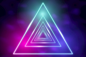 背景模板 展板背景 霓虹灯光