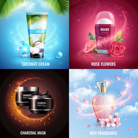 化妆品 护肤品 香水 美容广告