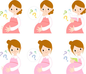 母婴图标素材矢量