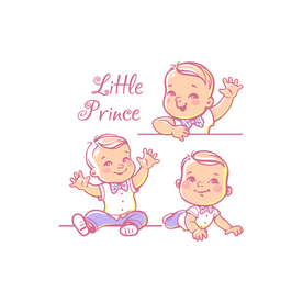 母婴图标素材矢量