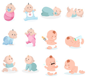 母婴图标素材矢量