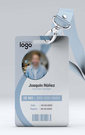 工作证模板工牌矢量