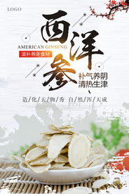 西洋参药品海报