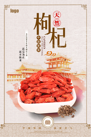 枸杞养生海报