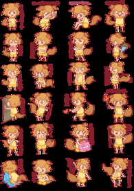 七夕单身狗表情包集合插画