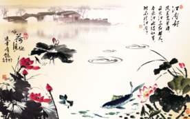 水墨画江南好