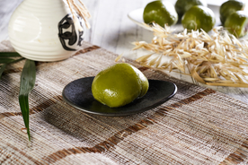 青团美食食材背景海报素材