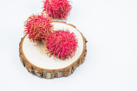 红毛丹水果果实背景海报素材