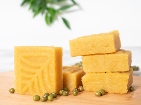 绿豆糕美食食材背景海报素材