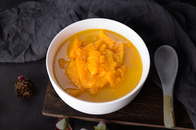 南瓜汤养生补品背景海报素材