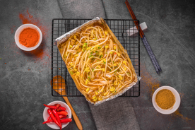 薯条零食休闲背景海报素材