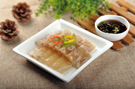 肉冻美食食材背景海报素材