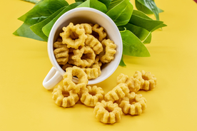 饼干零食休闲背景海报素材