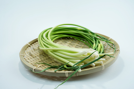 蒜苗蔬菜配菜食材背景海报素材