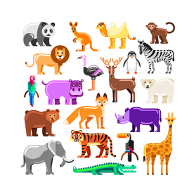 卡通动物