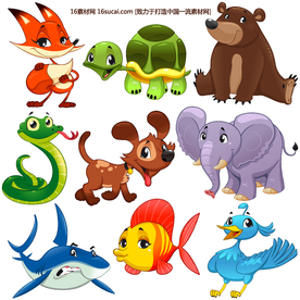 卡通动物