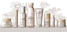 化妆品 护肤品 香水 美容广告