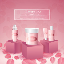 化妆品 护肤品 香水 美容广告