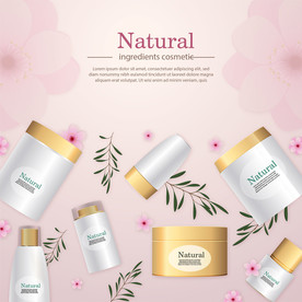 化妆品 护肤品 香水 美容广告