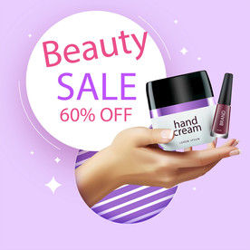 化妆品 护肤品 香水 美容广告