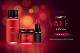 化妆品 护肤品 香水 美容广告