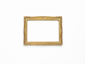 金色金属相框