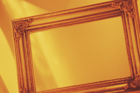 金属金色相框