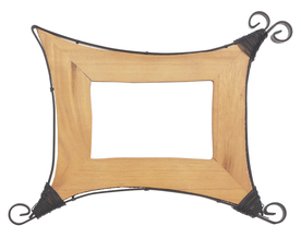 金属色木制相框