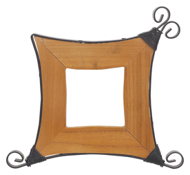 金属丝木制相框