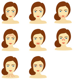 护肤化妆品素材矢量