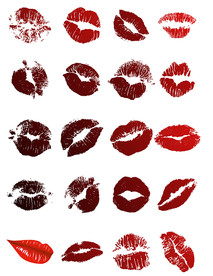 护肤化妆品素材矢量