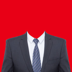 黑色西装证件照衣服素菜