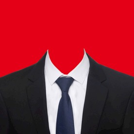 证件照西装领带衣服素材