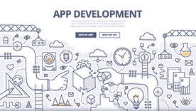 商务网络云计算网页背景