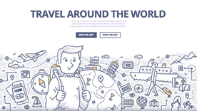 商务网络云计算网页背景