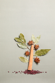 香料配料八角背景海报素材