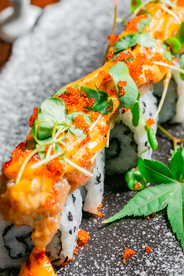 日本寿司美食食材背景海报素材