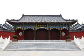 故宫复古建筑背景海报素材