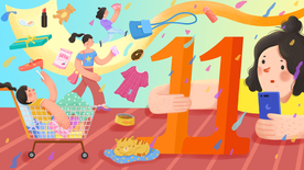 创意卡通插画图案