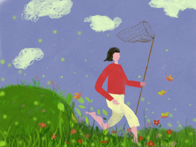 创意卡通插画图案