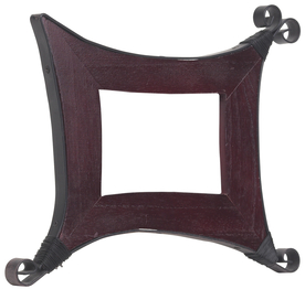 紫色木制金属相框