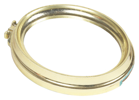 圆金色金属铜质相框