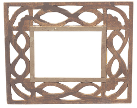 金色金属铜质相框