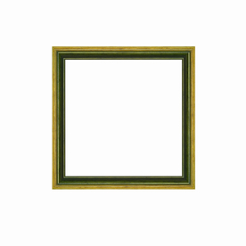 绿色木制相框